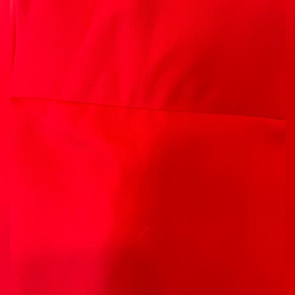 Magda Butrym Corset Mini Dress strapless structured Red Babydoll size 38 FR US 6 - Picture 11 of 11